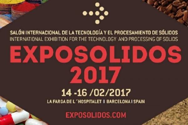 RHEWUM: Guest at the EXPOSOLIDOS in Barcelona From 14th to 16th February 2017: exhibition for bulk material