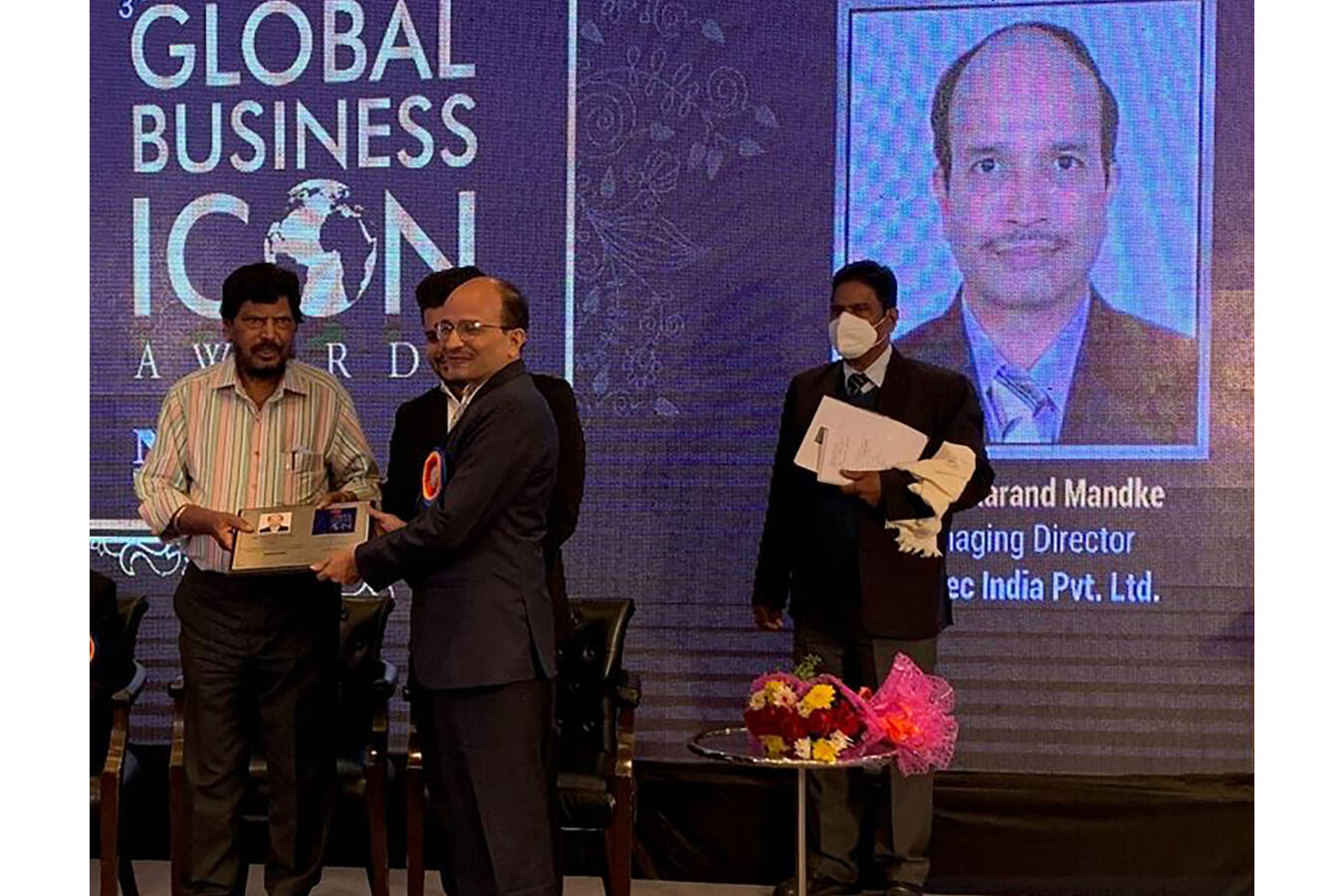 Sesotec India receives “Global Business Icon Award 2021” 