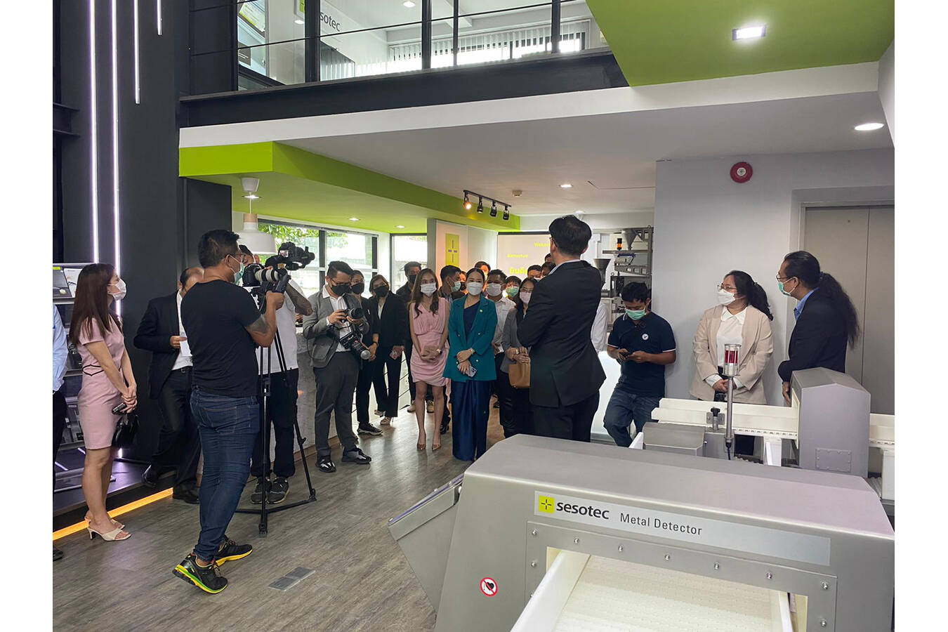 Sesotec was pleased with the many guests at the Grand Opening of the showroom in Thailand (Photo: Sesotec GmbH) 