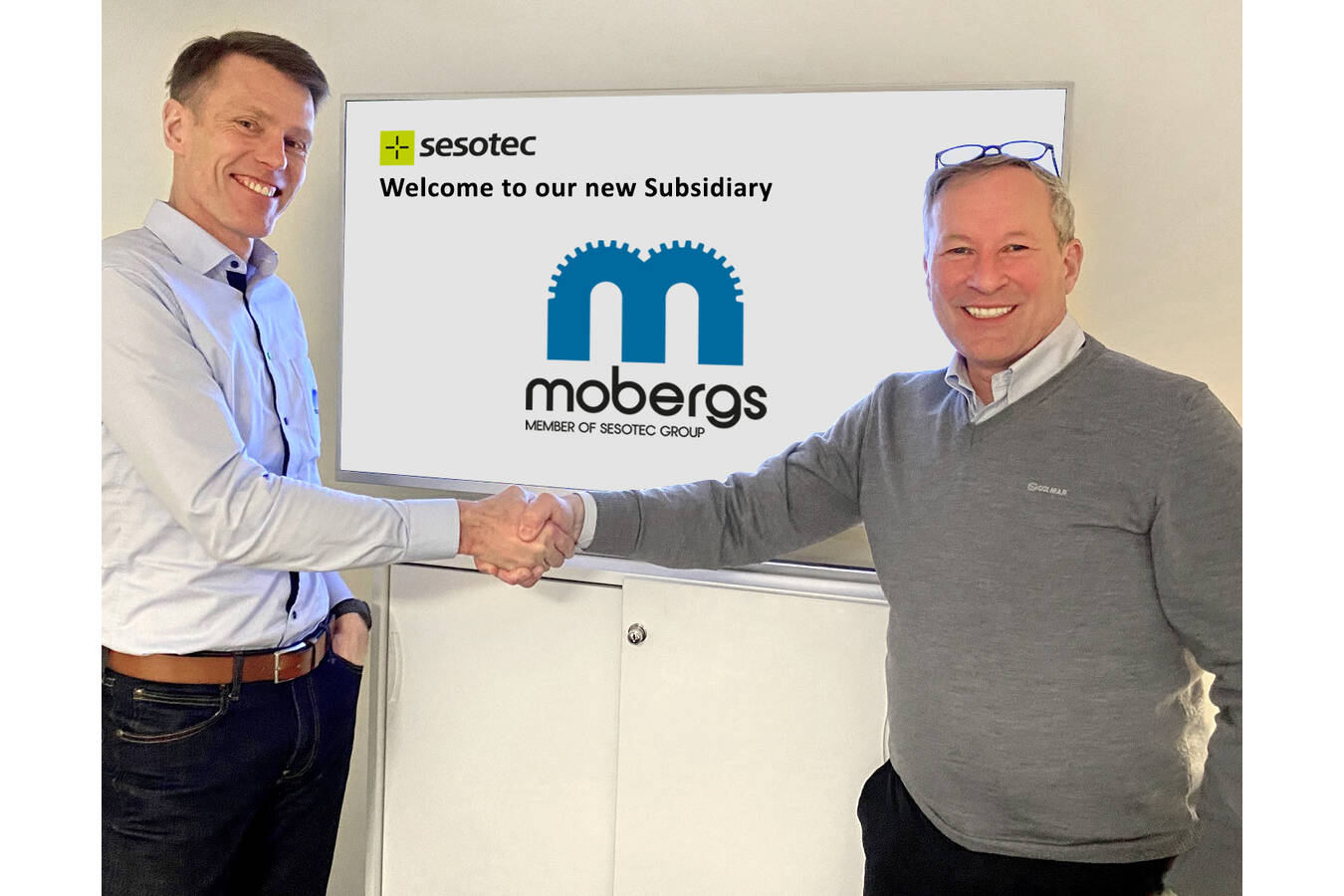 Mobergs Produktkontroll AB in Schweden wird „Member of Sesotec Group“ Nach über 35 Jahren erfolgreicher Vertriebs- und Servicepartnerschaft gemeinsame Entscheidung für organisatorische Integration