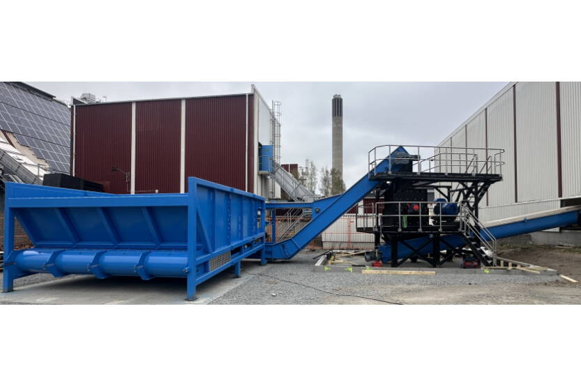 New chipper-line for wood reject residues Eskilstuna Energi & Miljö’s biomass power plant on Kungsgatan in central Eskilstuna has invested in a new reject chipper from FB Kedjor.