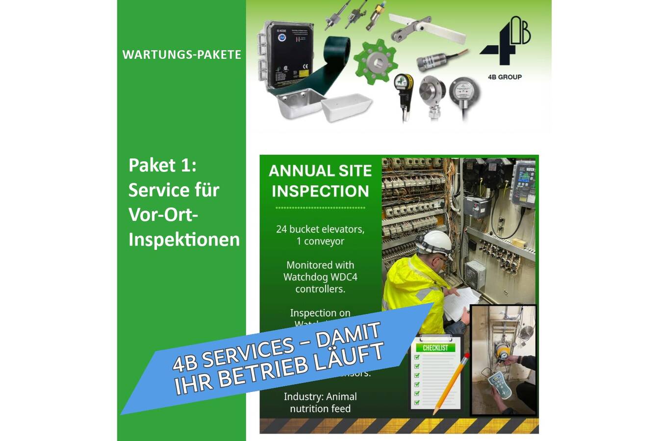 Hazard Monitoring Maintenance Packages from 4B 4B Group Introduces Maintenance Packages to Enhance Safety and Operational Uptime